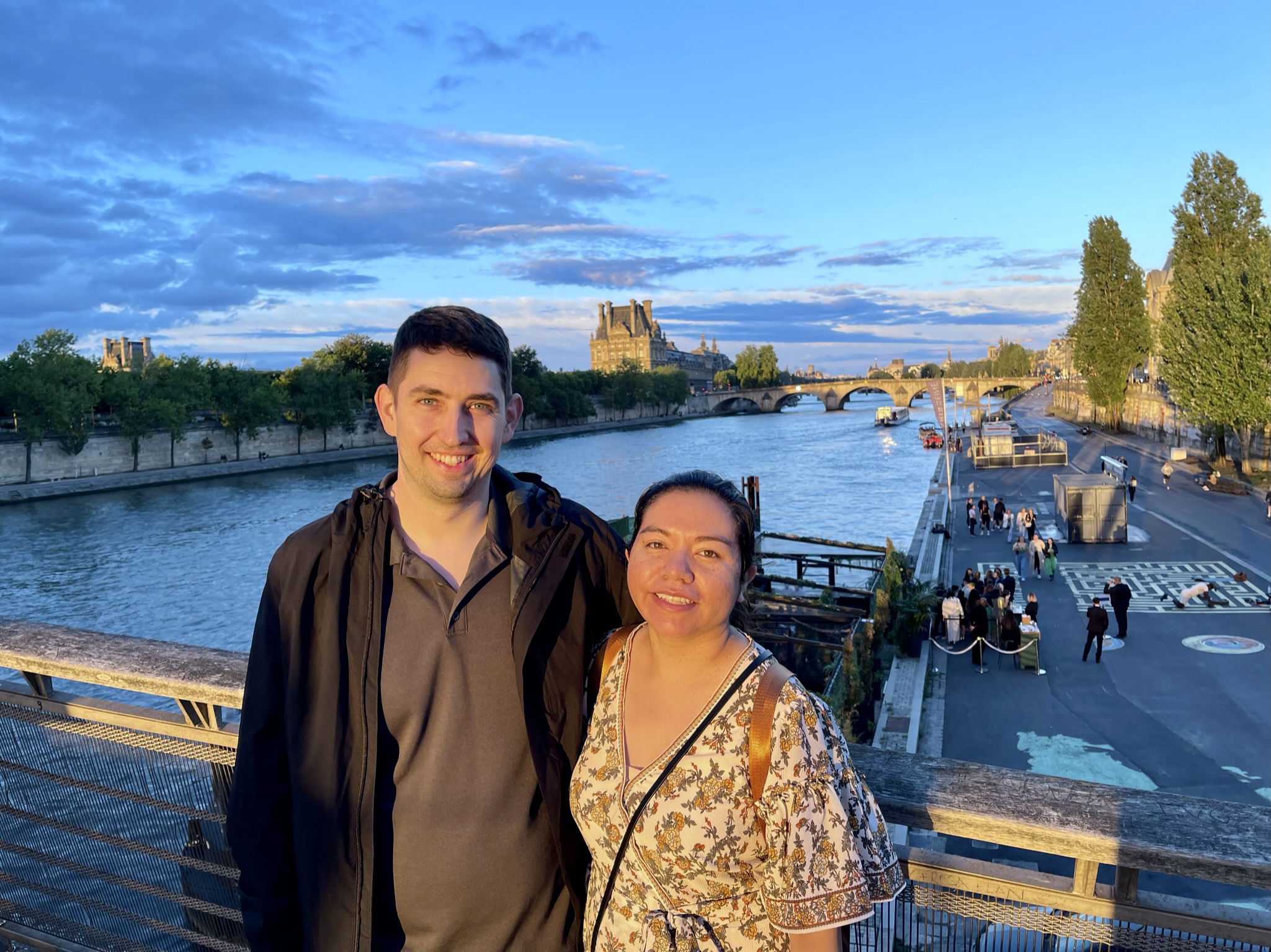 Golden hour on the seine